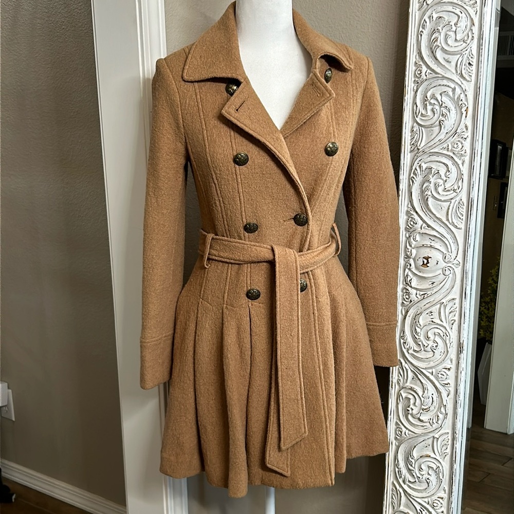 Free People Double Breasted Wool Coat